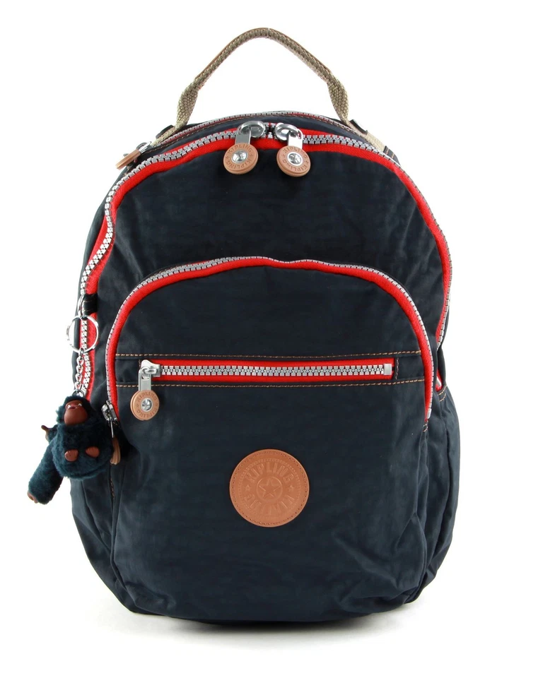 kipling Basic Eyes Wide Open Clas Seoul S Rucksack Tasche True Navy C blau Neu - Bild 1 von 4