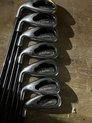 CALLAWAY LH BIG BERTHA LADIES GEMS 4-10 IRON SET. ALL ORIGINAL, EXCELLENT COND!! - Image 1 of 4