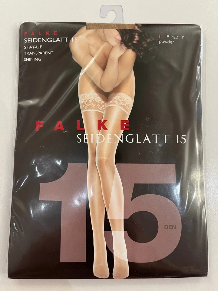 Falke Powder Seidenglatt 15 Stay Ups Foto 1 de 1