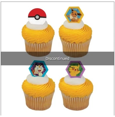Decopac Pokemon Cupcake Topper Anillos Nuevo Bolsa De 144 Anillos Foto 1 de 4