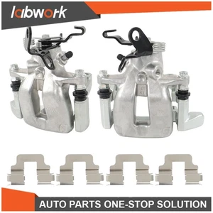 Labwork Rear Brake Calipers w/Bracket 2006-2008 For Audi A3 2005-2010 Volkswagen - Picture 1 of 12