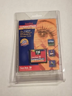 16MB SanDisk Compact Flash Card Memory Card SDCFB-16-455 ** Brand New Sealed ** - Image 1 of 4