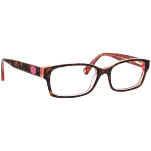 Coach Eyeglasses HC 6040 (Brooklyn) 5115 Tortoise/Pink Square Frame 52[]16 135 - Picture 1 of 5