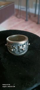 Schöner Ring mit Zigarrenband Sterlingsilber Größe 10 - Bild 1 von 6