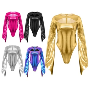 Sexy Disfraz de Leotardo para Mujer Mono Hueco Tema Fiesta Body Corte Alto - Imagen 1 de 72