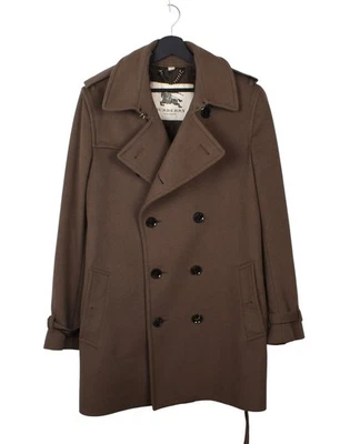Burberry Men Over Coat Heavy Coat Belted Size IT50-L, S1603 - Image 1 of 4