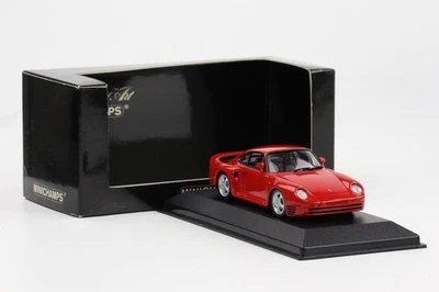 1:43 Minichamps Porsche 959 1987 Rosso Indaco - Immagine 1 di 4