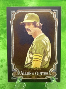 Rollie Fingers - 2024 Allen & Ginter X Black #327 Oakland Athletics  - Picture 1 of 12