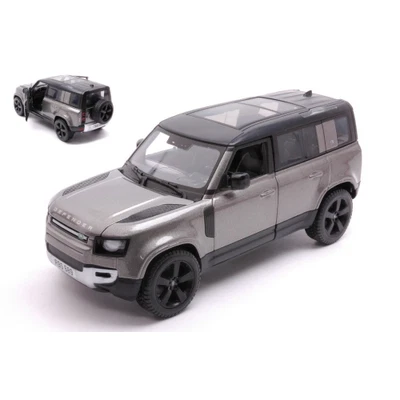 LAND ROVER DEFENDER 110 2022 GUN METAL 1:24 Burago Auto Stradali Nouveau modèle - Photo 1/3