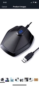 TONOR G11 Conference USB Microphone Omnidirectional Condenser PC Mic, Black - Picture 1 of 6