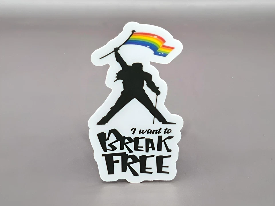 Calcomanías adhesivas de vinilo Queen Freddie Mercury banda británica de rock pop arte bohemio Foto 1 de 1