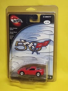 100% Hot Wheels 50th Chevy Corvette C5 rot Real Rider 1:64 mit Protector🔥A9 - Bild 1 von 22