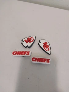 Kansas City Chiefs National Football Team Crocs Schuh Charms Jibbitz - 4 Stück - Bild 1 von 3