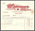 Wilkes Barre PA Bill Payment Receipt Leader Manufacturing 1914      e1-49