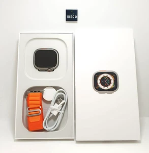 Apple Watch Ultra 2022 GPS + Cellular - 49mm Titanium Orange Alpine Loop - Boxed - Picture 1 of 3