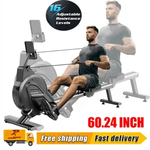 Magnetic Rowing Machine Bluetooth Rower Machine for Home Cardio Training Machine - Picture 1 of 11
