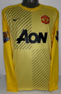 NIKE MANCHESTER UNITED UTD GK GOAL DE GEA LS LONG M 2014 ORIGINAL JERSEY SHIRT - Picture 1 of 4