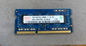 Lot of (75) 1GB DDR3 204-pin SO-DIMM 2Rx16 PC3-8500S Hynix HMT112S6AFR6C-G7 - Picture 1 of 1