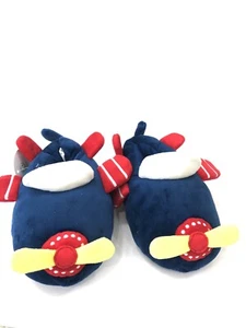 Wonder Nation Toddler Slippers Airplane Navy Size 9/10 ($) - Picture 1 of 4