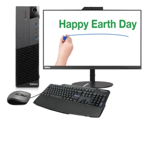 Lenovo ThinkCentre AIO PC, Intel Core i5, 256GB SSD, VoIP Monitor with BI Webcam - Picture 1 of 1