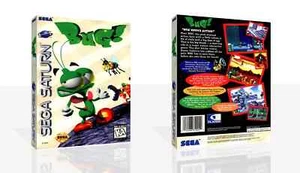 Bug! Saturn Case + Box Art Work Cover Only (No Game) - Picture 1 of 2