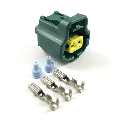 Suzuki Hayabusa 2-Pin Air Temp Sensor Connector Plug Kit 99-07 GSX1300R - Image 1 of 2