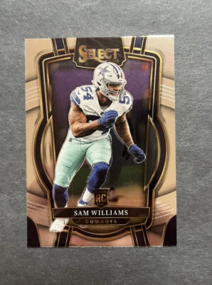 2022 Panini Select Club Level Sam Williams #276 Raw Base Rookie RC - Image 1 of 2