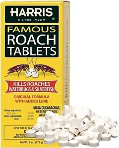 Cockroach Killer indoor Pesticide Roach Bait Tablets Megabox Trap Kid Pet Safe - Picture 1 of 9
