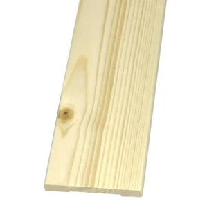 Coprifilo Mostrina Legno Massello Abete Piatta mm 70 x 10 x 2250 - Foto 1 di 2