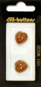 Dill Buttons ~ (1051) - 5/8" - 2 ct - Picture 1 of 1