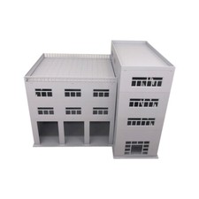 Outland Models Zubehör für Modellautos 3-Stall LKW Garage / Maschinenhaus 1:64