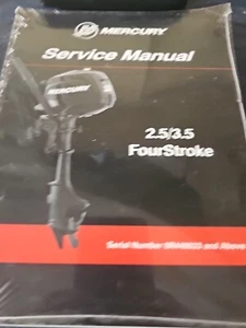 2012 Mercury 2.5 3.5 Fourstroke Service Manual New - Picture 1 of 3