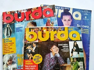 Set 3 Vintage Burda 11/98, 12/ 98, 6/ 95 magazines Polish language  - Bild 1 von 12