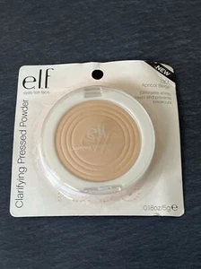 ELF Clarifying Pressed Powder Apricot Beige 1301 Eliminates Shine +Prevents Acne - Picture 1 of 24