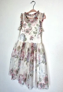 Zunie Girl Floral Dress Sz 6 Perfect Condition - Picture 1 of 6
