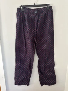 Polo Ralph Lauren Mens Large Navy Pajama Sleep Lounge Pants All Over Red Pony - Picture 1 of 6