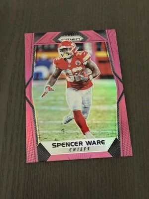 2017 Panini Prizm Pink Prizm Parallel #147 SPENCER WARE Kansas City Chiefs Card - Image 1 of 2