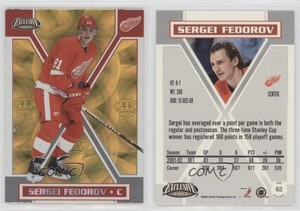 2002-03 Pacific Exclusive Gold Sergei Fedorov #62 HOF