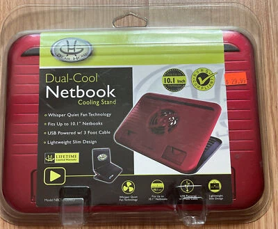 Gear Head RED Doble-Frío Netbook Soporte de Enfriamiento. Estado Nuevo. Foto 1 de 2