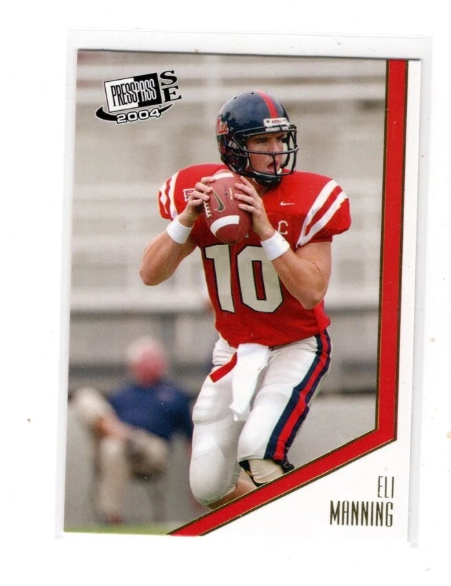2004 Press Pass SE First Down Gold #40 Eli Manning Checklist Rookie - Image 1 of 1