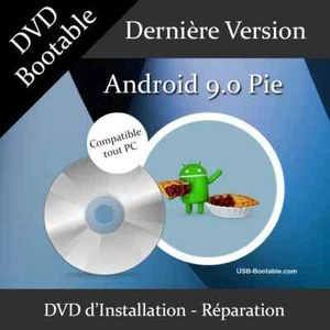 DVD Bootable Android 9.0 Pie + Guide d'utilisation - Photo 1/1