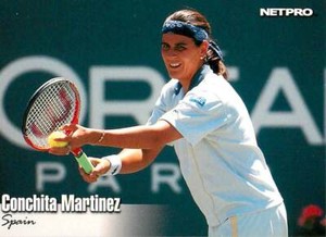 Conchita Martinez #40 2003 NetPro Tennis Rookie RC