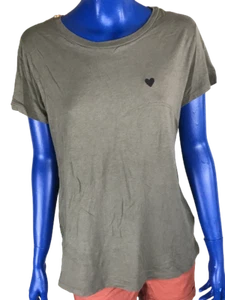 H&M Divided Haut Gris Foncé Femme Manche Courte Top Occasion Bonne Qualité T M - Bild 1 von 8