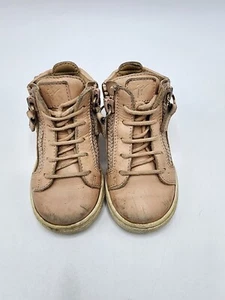 Giuseppe Zanotti Baby Girl’s Leather Ankle Bootie Size 5.5 US / 21 EU Pre-owned - Picture 1 of 7