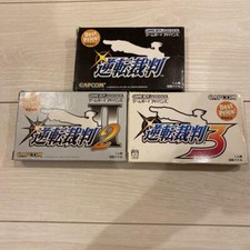 GBA Phoenix Wright Ace Attorney 1 2 3 Set GameBoy Advance Lot Gyakuten Saiban