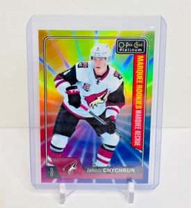 Jakob Chychrun 2016-17 O-Pee-Chee Platinum Marquee Rookie Rainbow Color Wheel RC - Picture 1 of 2