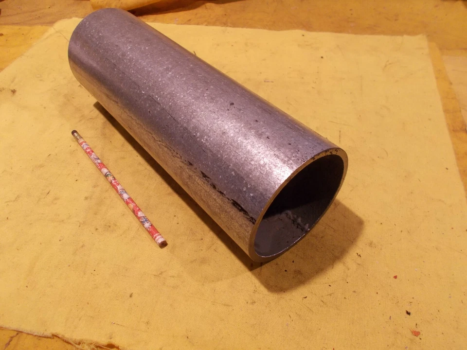 3 1/2 «РАСПИСАНИЕ 40 ОЦИНКОВАННАЯ СТАЛЬНАЯ ТРУБА металлическая трубка запас 4» OD x 12» OAL - Изображение 1 из 1