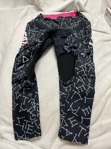 LEATT PANT MOTO 3.5 JR BLACK/BONES - SIZE M - Picture 1 of 4