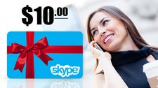 SKYPE AUD $10 Credit Prepaid gift card 5% off (fast free E-delivery in 12 hrs )