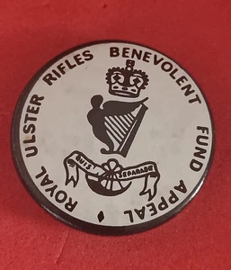 Royal Ulster Rifles Benevolent Fund Appeal Pin Badge 2.5cm - Imagen 1 de 2